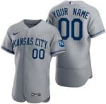 Kansas City Royals Customized Gray Authentic Jersey