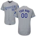 Kansas City Royals Customized Gray FlexBase Jersey