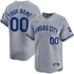 Kansas City Royals Customized Gray Limited Jersey