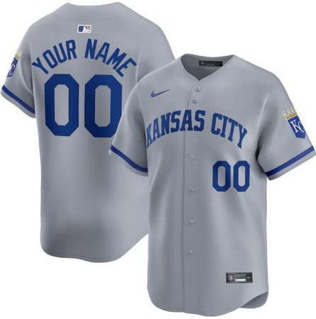 Kansas City Royals Customized Gray Limited Jersey