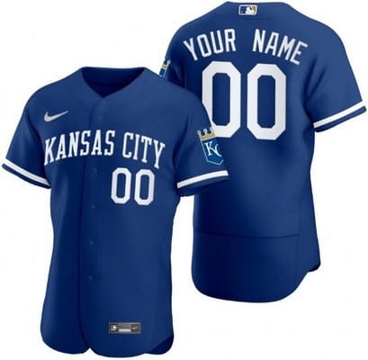 Kansas City Royals Customized Royal Authentic Jersey