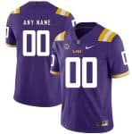 LSU Tigers Customized Purple Rush College Football Jersey