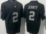 Las Vegas Raiders #2 Ashton Jeanty Limited Black FUSE Vapor Jersey