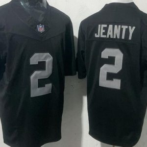 Las Vegas Raiders #2 Ashton Jeanty Limited Black FUSE Vapor Jersey