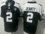 Las Vegas Raiders #2 Ashton Jeanty Limited Black Thanksgiving FUSE Vapor Jersey