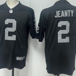 Las Vegas Raiders #2 Ashton Jeanty Limited Black Vapor Jersey