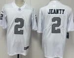 Las Vegas Raiders #2 Ashton Jeanty Limited White Alternate Vapor Jersey