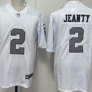 Las Vegas Raiders #2 Ashton Jeanty Limited White Alternate Vapor Jersey