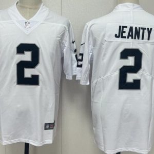 Las Vegas Raiders #2 Ashton Jeanty Limited White Vapor Jersey