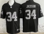 Las Vegas Raiders #34 Bo Jackson Limited Black Vapor Jersey