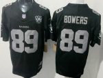 Las Vegas Raiders #89 Brock Bowers Limited Black Fashion FUSE Vapor Jersey