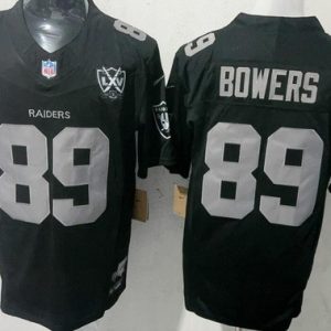 Las Vegas Raiders #89 Brock Bowers Limited Black Fashion FUSE Vapor Jersey