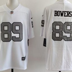 Las Vegas Raiders #89 Brock Bowers Limited White Alternate Vapor Jersey