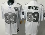 Las Vegas Raiders #89 Brock Bowers Limited White Fashion FUSE Vapor Jersey