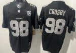 Las Vegas Raiders #98 Maxx Crosby Limited Black 65th Fashion Vapor Jersey
