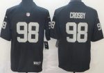 Las Vegas Raiders #98 Maxx Crosby Limited Black Vapor Untouchable Jersey