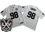 Las Vegas Raiders #98 Maxx Crosby Limited White 65th Season FUSE Vapor Jersey