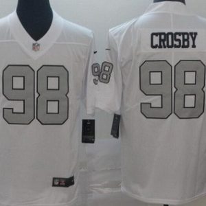 Las Vegas Raiders #98 Maxx Crosby Limited White Rush Color Jersey