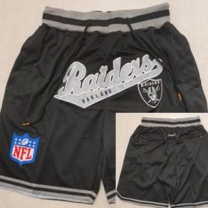 Las Vegas Raiders Black 2022 Just Don Shorts