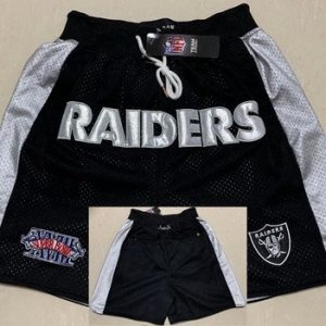 Las Vegas Raiders Black Just Don Shorts