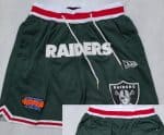 Las Vegas Raiders Green Just Don Shorts