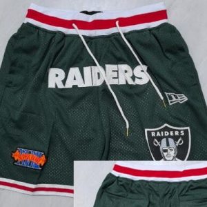 Las Vegas Raiders Green Just Don Shorts