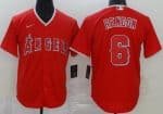 Los Angeles Angels #6 Anthony Rendon Red 2020 Cool Base Jersey
