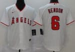 Los Angeles Angels #6 Anthony Rendon White 2020 Cool Base Jersey