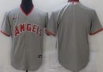 Los Angeles Angels Blank Gray Cool Base Jersey