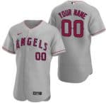 Los Angeles Angels Customized Gray Authentic Jersey