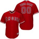 Los Angeles Angels Customized Red Cool Base Jersey