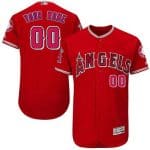 Los Angeles Angels Customized Red FlexBase Jersey