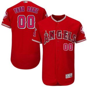 Los Angeles Angels Customized Red FlexBase Jersey