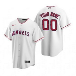 Los Angeles Angels Customized White 2020 Cool Base Jersey