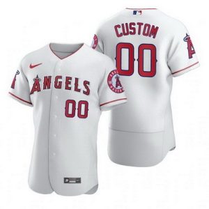 Los Angeles Angels Customized White 2020 FlexBase Jersey