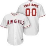 Los Angeles Angels Customized White Cool Base Jersey