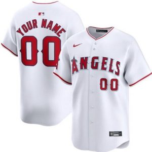 Los Angeles Angels Customized White Limited Jersey