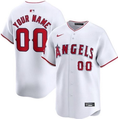 Los Angeles Angels Customized White Limited Jersey