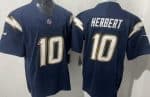 Los Angeles Chargers #10 Justin Herbert Limited Navy FUSE Vapor Jersey