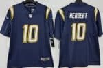 Los Angeles Chargers #10 Justin Herbert Limited Navy Vapor Jersey