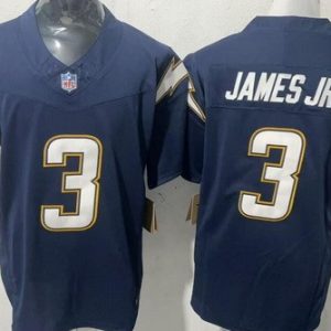 Los Angeles Chargers #3 Derwin James Jr Limited Navy FUSE Vapor Jersey