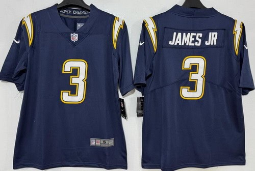 Los Angeles Chargers #3 Derwin James Jr Limited Navy Vapor Jersey