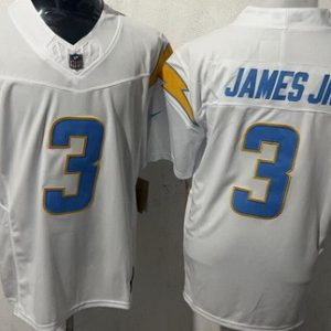 Los Angeles Chargers #3 Derwin James Jr Limited White FUSE Vapor Jersey