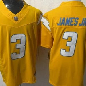 Los Angeles Chargers #3 Derwin James Jr Limited Yellow FUSE Vapor Jersey