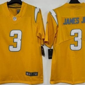 Los Angeles Chargers #3 Derwin James Jr Limited Yellow Vapor Jersey