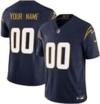 Los Angeles Chargers Customized Limited Navy FUSE Vapor Jersey