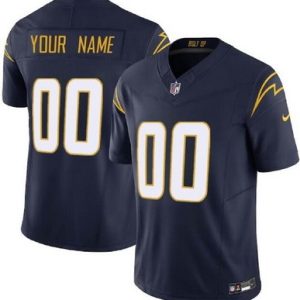 Los Angeles Chargers Customized Limited Navy FUSE Vapor Jersey
