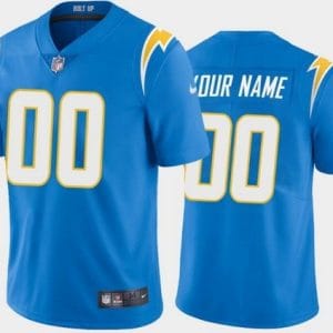 Los Angeles Chargers Customized Limited Powder Blue 2020 Vapor Untouchable Jersey