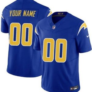 Los Angeles Chargers Customized Limited Royal FUSE Vapor Jersey