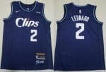 Los Angeles Clippers #2 Kawhi Leonard Navy 2023 City Icon Sponsor Swingman Jersey